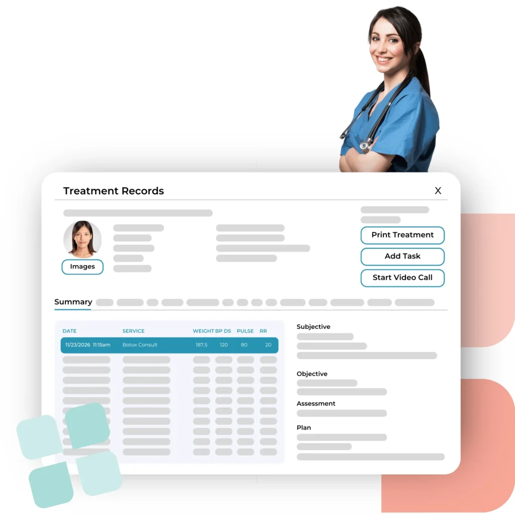 Patient Now Software Screenshot