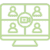 an icon of a video conference call
